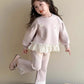 Girls Fashionable Sweet Spring Autumn New Style Casual Long Sleeve Two-Piece Set Children's Clothing Baby Girl Outfit