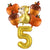 6Pcs Autumn Forest Animals Kids Birthday Party Decoration Squirrel Pine Cone Foil Balloon With 0-9 Number Ball Thanksgiving Gift