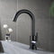 Stainless Steel Hot and Cold Water Mixer Tap, Single Handle Bathroom Faucets, Deck Mounted, Household WashBasin Sink Tap