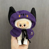 For labubu clothing Accessories Halloween pumpkin baby clothes Dress set accessories For 15-17cm labubu Halloween outfit