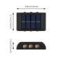 Outdoor LED Solar Garden Light Solar Wall Lamp Up And Down Luminous Waterproof Solar Powered Wall Washer Light Yard Street Decor