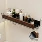 Walnut bathroom toilet shelf no punch toilet sink restroom wall storage towel racks
