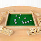 Wooden Shut The Box Dice Game 8 Dice Board Table Math Skills Game Party Club Drinking Games for Families Christmas Gift