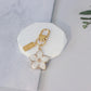 White Pear Blossom Keychain Cute Accessories Keychain Couple Matching  Keyrings Pendant Wholesale Items For Boutique