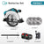 YOFIDRA 7Inch Brushless Electric Circular Saw 180mmCordless Adjustable Angle Cutting Power Tool Fit For Makita 18V Battery Pin