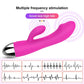 Dual-Headed Multi-Speed G-Spot Vibrator for Women, Body-Safe Silicone Clitoral and Vaginal Stimulator with Ergonomic Design