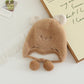 New Autumn Winter Warm Plush Hats for Kids Cartoon Thick Baby Girls Hat Outdoor Windproof Boys Ear Protection Cap Infant Beanies