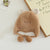 New Autumn Winter Warm Plush Hats for Kids Cartoon Thick Baby Girls Hat Outdoor Windproof Boys Ear Protection Cap Infant Beanies