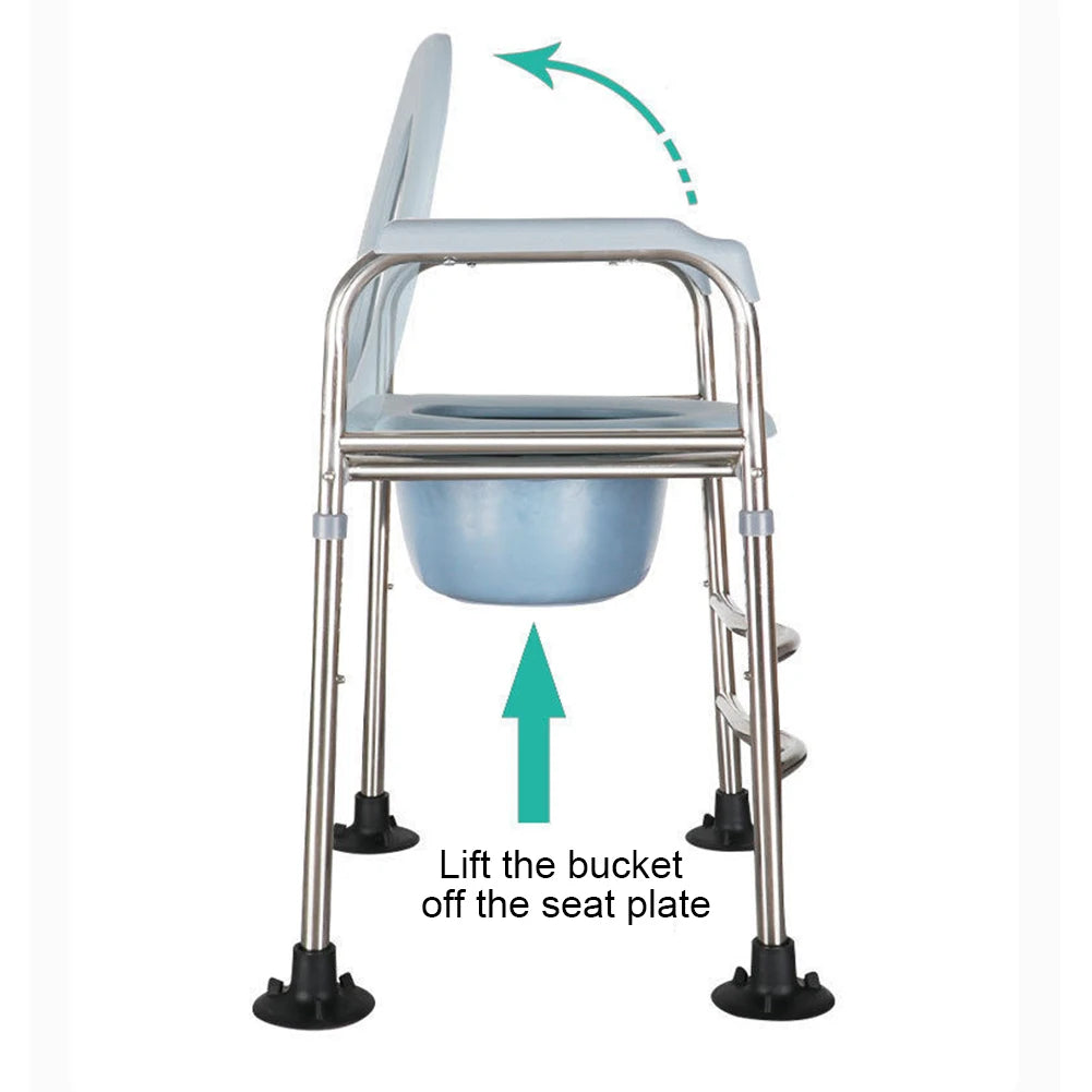 Raised Toilet Seat Elevated Toilet Seat Height Adjustable Toilet Seat Frame Toilet Seat Riser for Handicapped Disabled