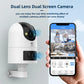 JOOAN 4K 6MP HD  PTZ Camera Outdoor Dual Lens Dual Screen AI Tracking 5G WIFI IP Camera Security CCTV Video Surveillance Cameras
