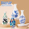 3D Puzzle Vase Building Blocks Unique Flower Vase Curved Puzzle Pieces House Warming Gift for Flower Arrangements Home Christmas