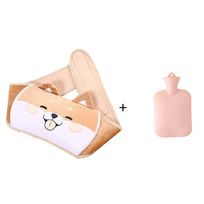 Kawaii Hot Water Bottle Belt Women Hand Warmer Cute Animal handbags Fashion Hot Water Bag Bottles for Girls Heater Christma Gift
