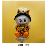 For labubu clothing Accessories Halloween pumpkin baby clothes Dress set accessories For 15-17cm labubu Halloween outfit