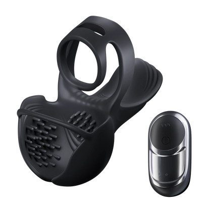 Vibrating Cock Penis Ring Testicle Massager Perineum Scrotum Stimulator Prostate Vibrator Delay EjaculationSex Toys for Men