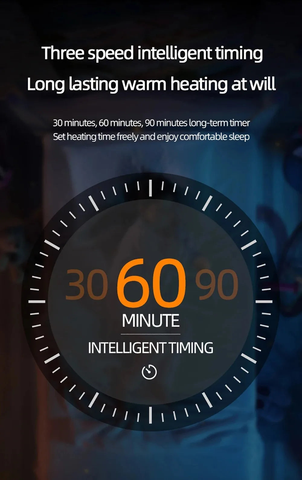 PTC Ceramic Space Heater E68/E68S Desktop Fan Heater 1200W With LED Display Touch/Remote Control Tip-Over Overheat Protection