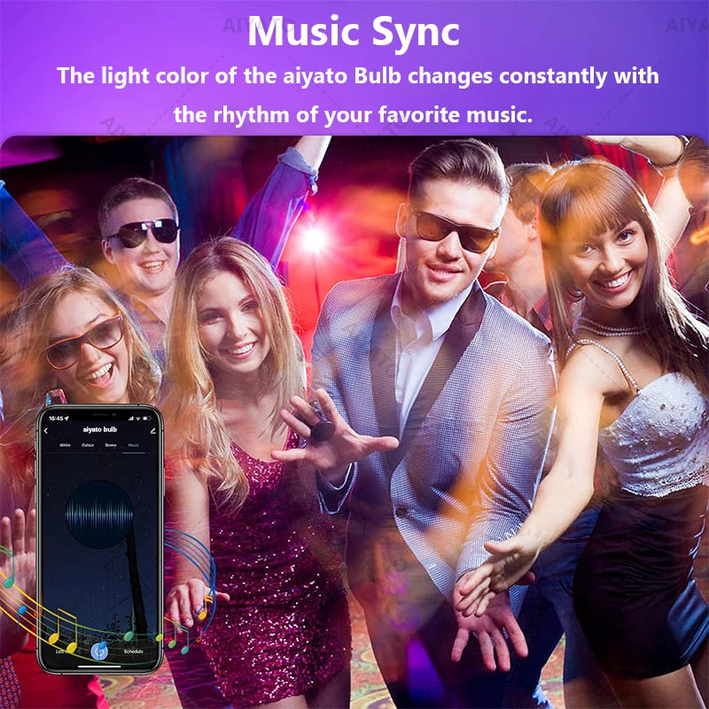 Tuya Bluetooth Smart E14 5W Candle Light Lamps RGBCW 220V Dimming Color Change Atmosphere Group Control Timing Smart Life APP