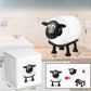 2PCS Pack Adorable Animal-Shaped Toilet Paper Holder: Resin Material, Suitable for Bathroom Decoration