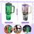 Glow in the Dark Halloween Travel Mug,Insulated Stainless Steel Halloween Coffee Tumbler, Spooky Cups for Adults, Festive Glow i