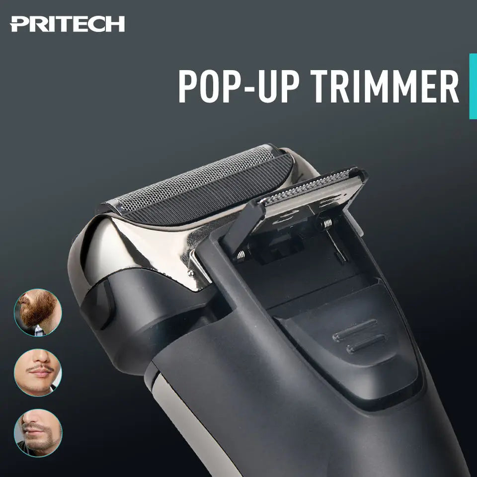 Original Kemei Wet Dry Waterproof LCD Display Electric Shaver Beard Electric Razor For Men Facial Shaving Machine Rechargeable