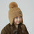 Kids Winter Hat with Ear Flaps Hat with Furry Pom-Pom & Plush Lining - Soft Warm Beanie for Boys & Girls for & 4-10 Y
