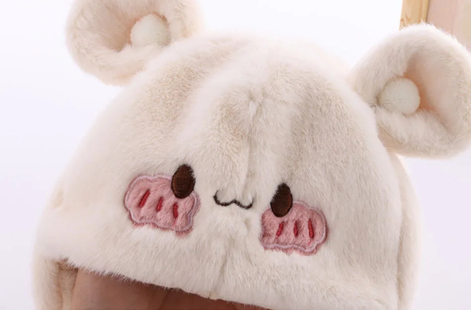 Comfy Plush Infant Hats with Ear Flaps Warm Winter Caps for Babies Designed Suitable Cold Weather Warmth Maximum Cozy and Style