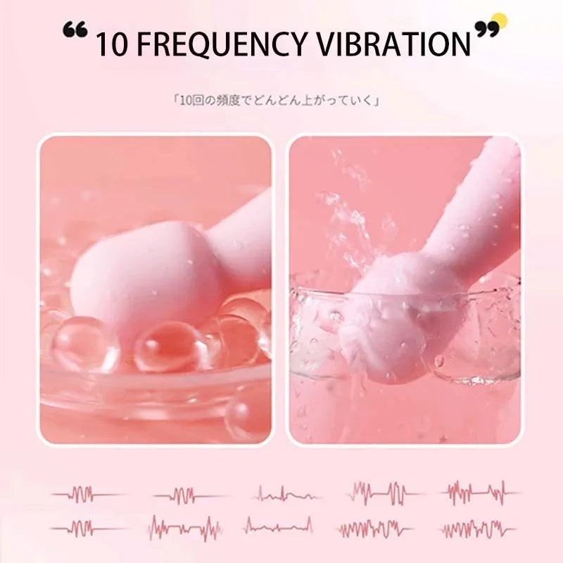 Mini Vibrator for Women - Dual G-Spot & Clitoral Stimulator, Handheld Personal Massager