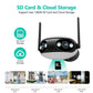 4K 8MP WIFI камера безопасности двойной объектив 180 ° широкий угол обзора Открытый Wifi камеры наблюдения цвет ночного видения