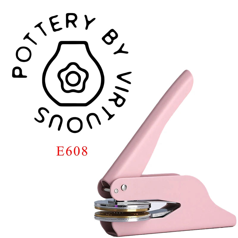 Custom Embosser Stamp LOGO DIY Personalized Book Embosser Seals for Letter Head Wedding Envelope Graduation Christmas Decoration