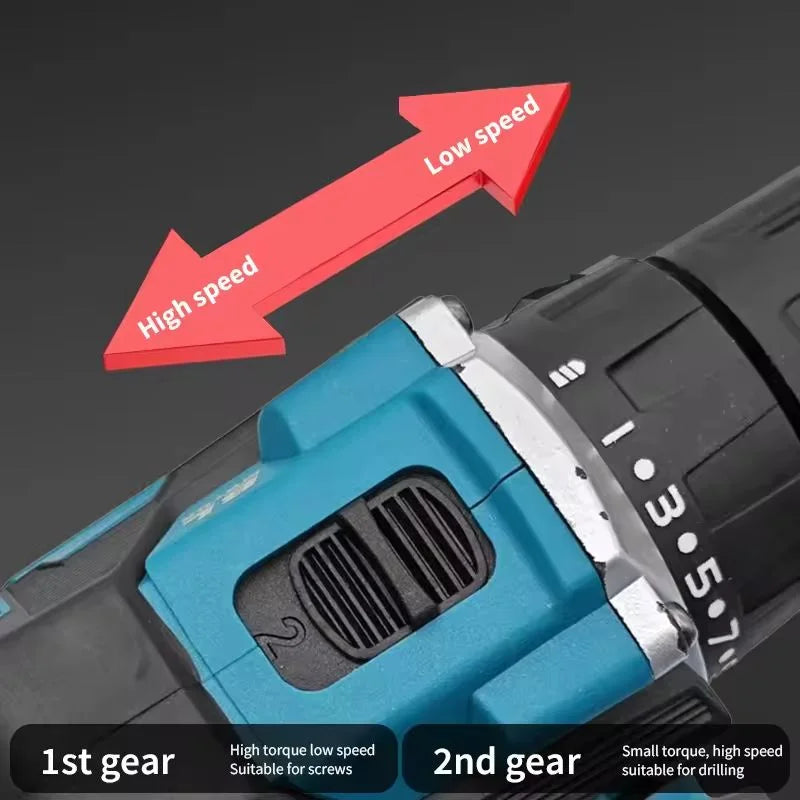 100%Original Makita DDF487 Cordless Driver Drill Brushless Electric Impact Screwdriver Rechargeable Power Tool 18V With battery