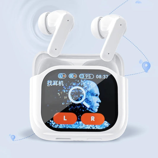 NE20 AI Translation Wireless Earbuds With LCD Display High Fidelity Waterproof Binaural Noise Cancelling In-Ear Wireless