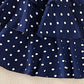 Dress Kids Girls 4-12 Years Black Polka Dot Dress For Girls Stylish Girls Vacation Holiday Clothes Kids Clothes Dress