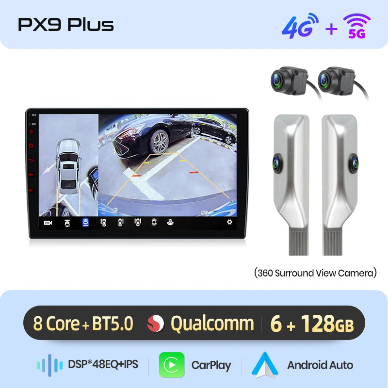 AWESAFE PX9 Car Radio Autoradio for  Renault Megane 2 2002 - 2009  Wireless Carplay Screen Android Auto Stereo GPS Navi FM RDS