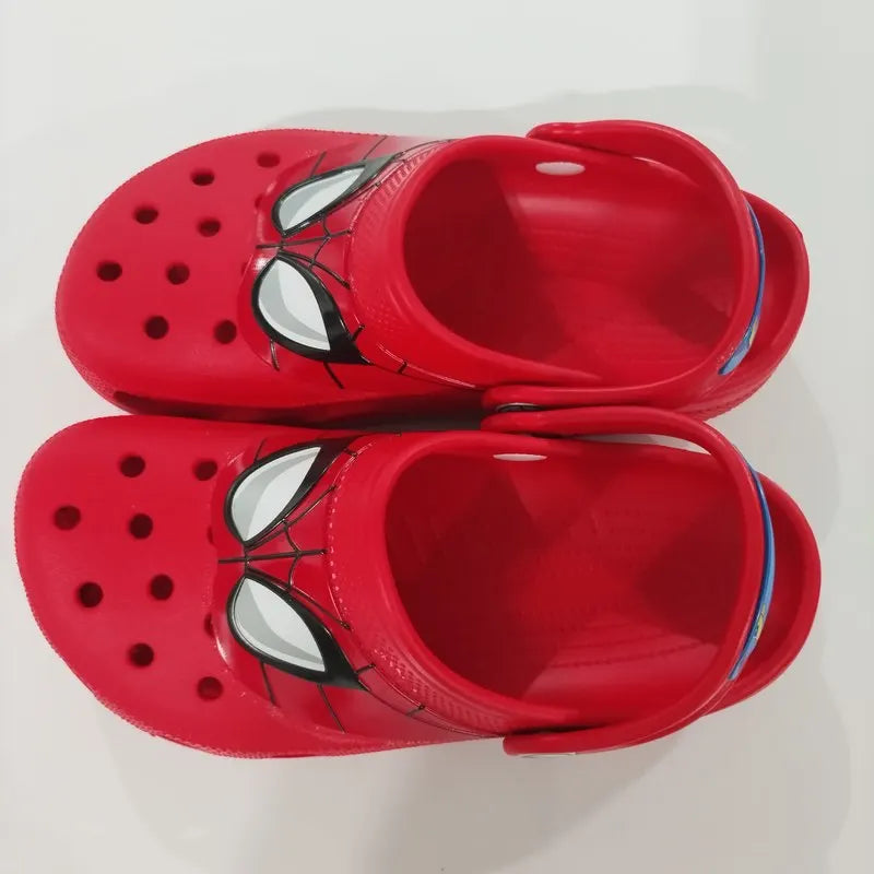 Cartoon Anime Spiderman Children Slippers Kids Non Slip Beach Sandals Home Leisure Cute Eva Shoes Closed Toe Slip On Clogs Gift