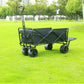 Extra Long Extender Collapsible Wagon Cart Large Weight Capacity Heavy Duty Beach Wagon Cart Outdoor Portable Camping Equipment