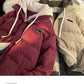 New Winter Cotton-padded Jacket Women, Two-piece Hooded Down Cotton Jacket Female Casual Warm Cotton-padded Clothing Parker Coat