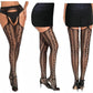 3 Pcs Pantyhose Fishnet Sexy Thigh-High Stockings Suspender Stockings for Women Garter Belt Stockings Hollow Out Pattern Tights