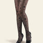 1 Pair Thin Silk Stockings Polka Dot Star Jacquard Pantyhose Sexy Anti-hook Silk Female Socks