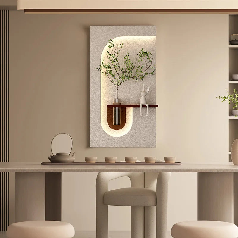 Jiasijia 2024 vase hydroponic decorative painting cream wind porch physical three-dimensional decorative