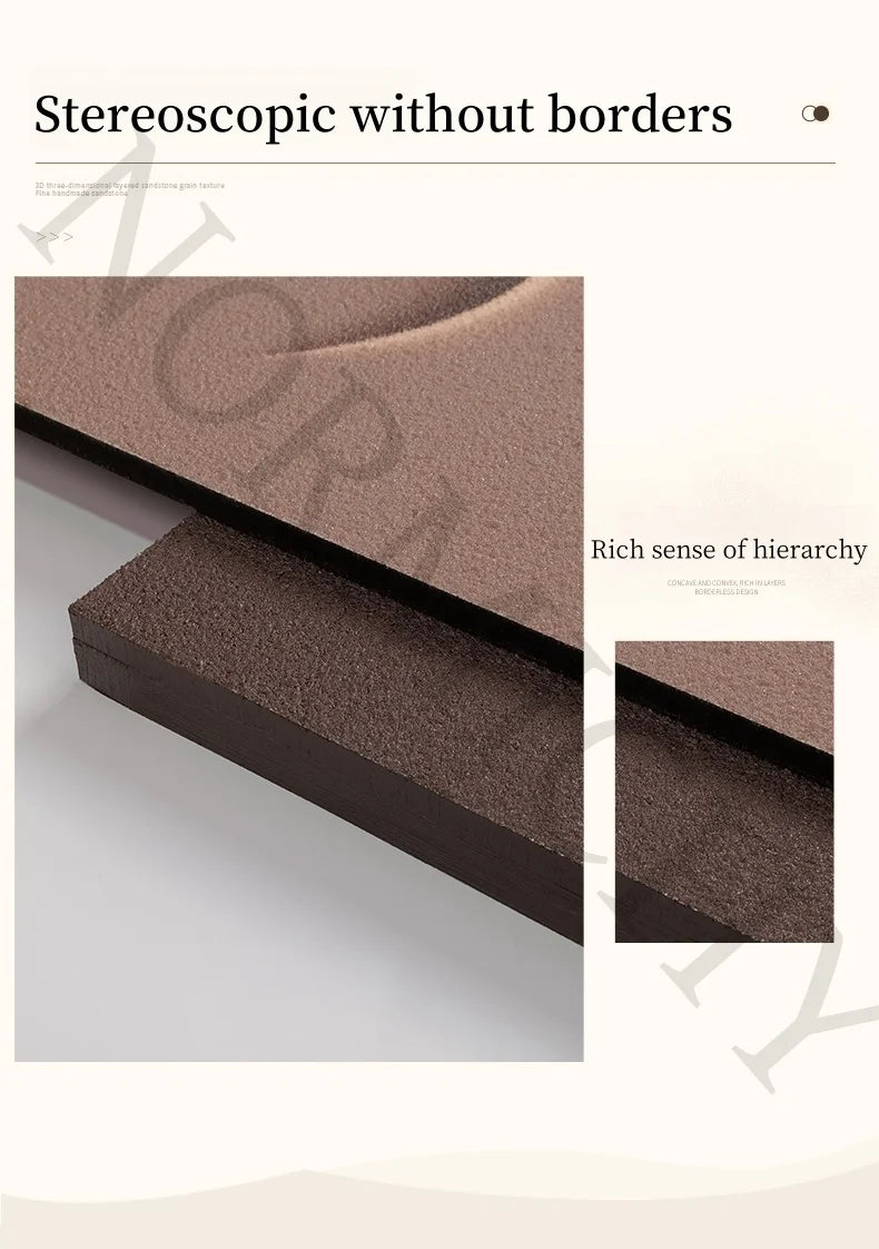 Light Luxury Entrance Decoration Mural Light Abstract Sandstone Texture Hanging Painting Atmospheric 2025 New High-End Corridor