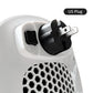 600W Portable Electric Heater Plug in Wall Space Heater Remote Wall Outlet with Timer Warmer Machine Fast Warming Room Heater