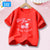 Girls' Fashion Cotton T-shirts with Cherry Fruit Pattern Short Sleeve Girls' Cute Summer Tee Shirts 3-14 Years YT01