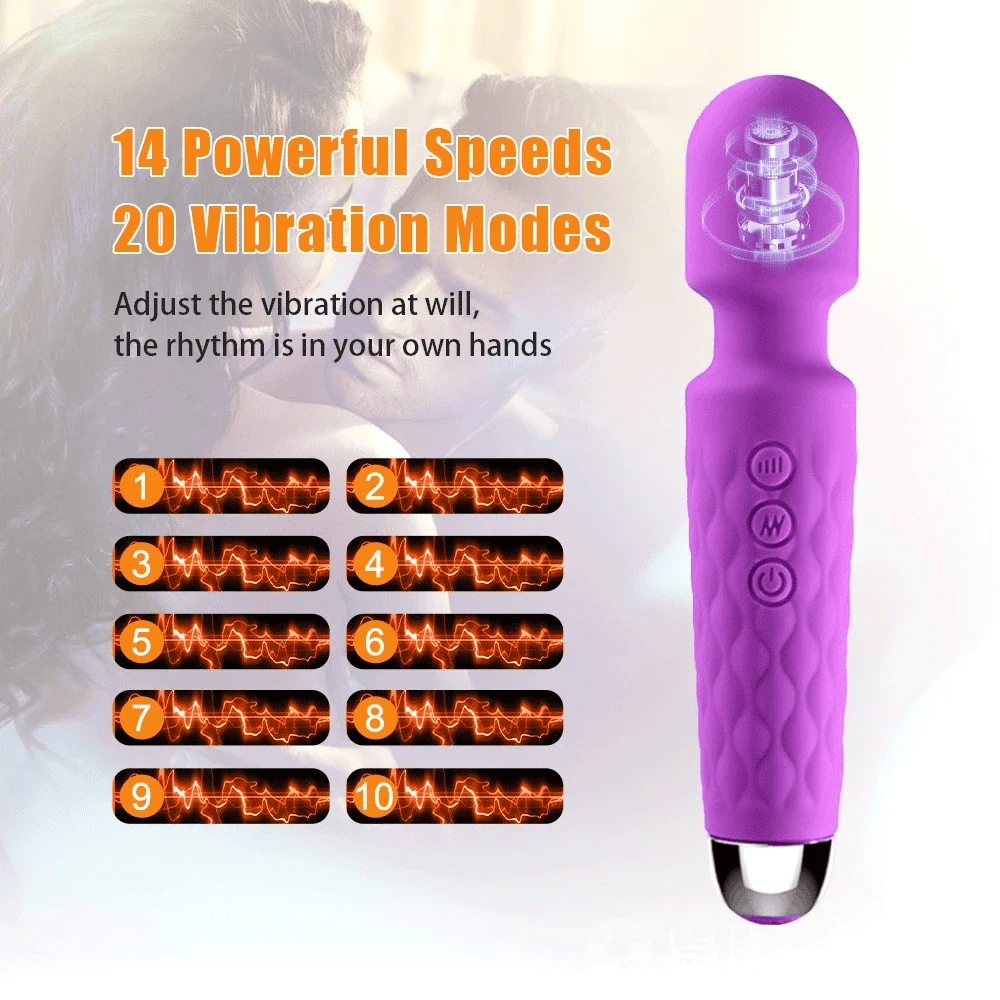 10 Modes G spot Clitoris Vibrator Stimulator Adult Supplies for Women Powerful Clit Massager AV Magic-Wand Female Erotic Sex Toy