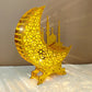 Ramadan Kareem LED candle Acrylic Mirror Moon Castle LED Night Light  Eid Mubarak Al-Fitr Tabletop Ornament DIY Party Gifts