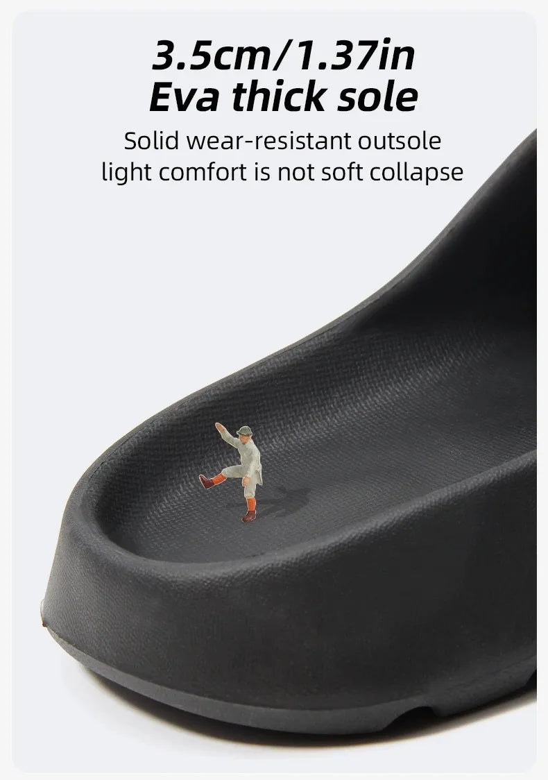 Fashion Brand Women Slippers  Classic Sports Sandals Men Casual EVA Flat Slippers Unisex Outdoor Indoor Shoes Beach Slides