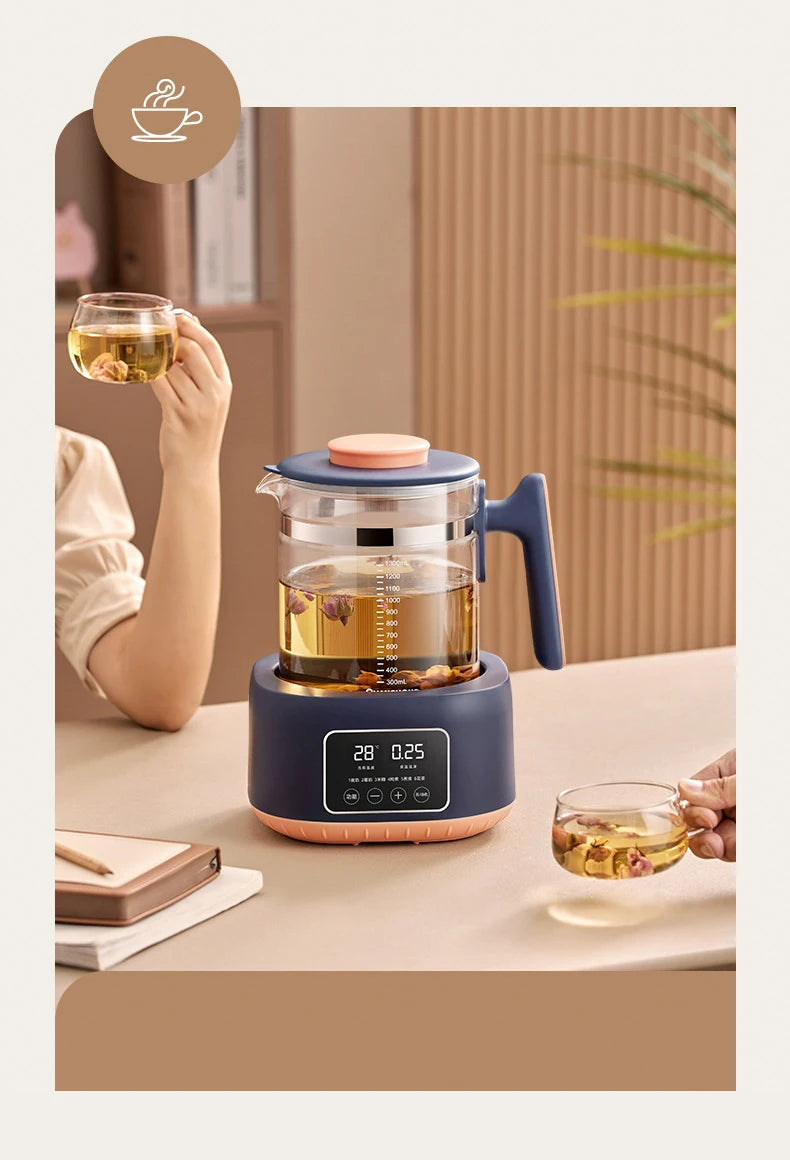 1300ml Infant Thermostatic Milk Regulator Baby Kettle 72 Hours Keep Warm Hot Water Smart Insulation Pot Milk Powder Warmer 220V