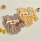 Autumn Baby Girl Thanksgiving Romper Bows Pumpkin Turkey Embroideried Plaid Ruffled Trim Crew Neck Long Sleeve Jumpsuit