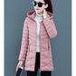 New Women Cotton Coat Autumn Winter Jacket Coat Middle-Aged Elderly Mothers Padded Hooded Keep Warm Down Cotton Overcoat Parkers