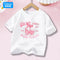 Girls' Fashion Cotton T-shirts with Cherry Fruit Pattern Short Sleeve Girls' Cute Summer Tee Shirts 3-14 Years YT01