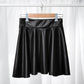 High Waist Faux Leather Textured Half Skirt For Women Versatile And Basic A-Line Skirt Umbrella Skirt Sexy And Slim Mini Skirt