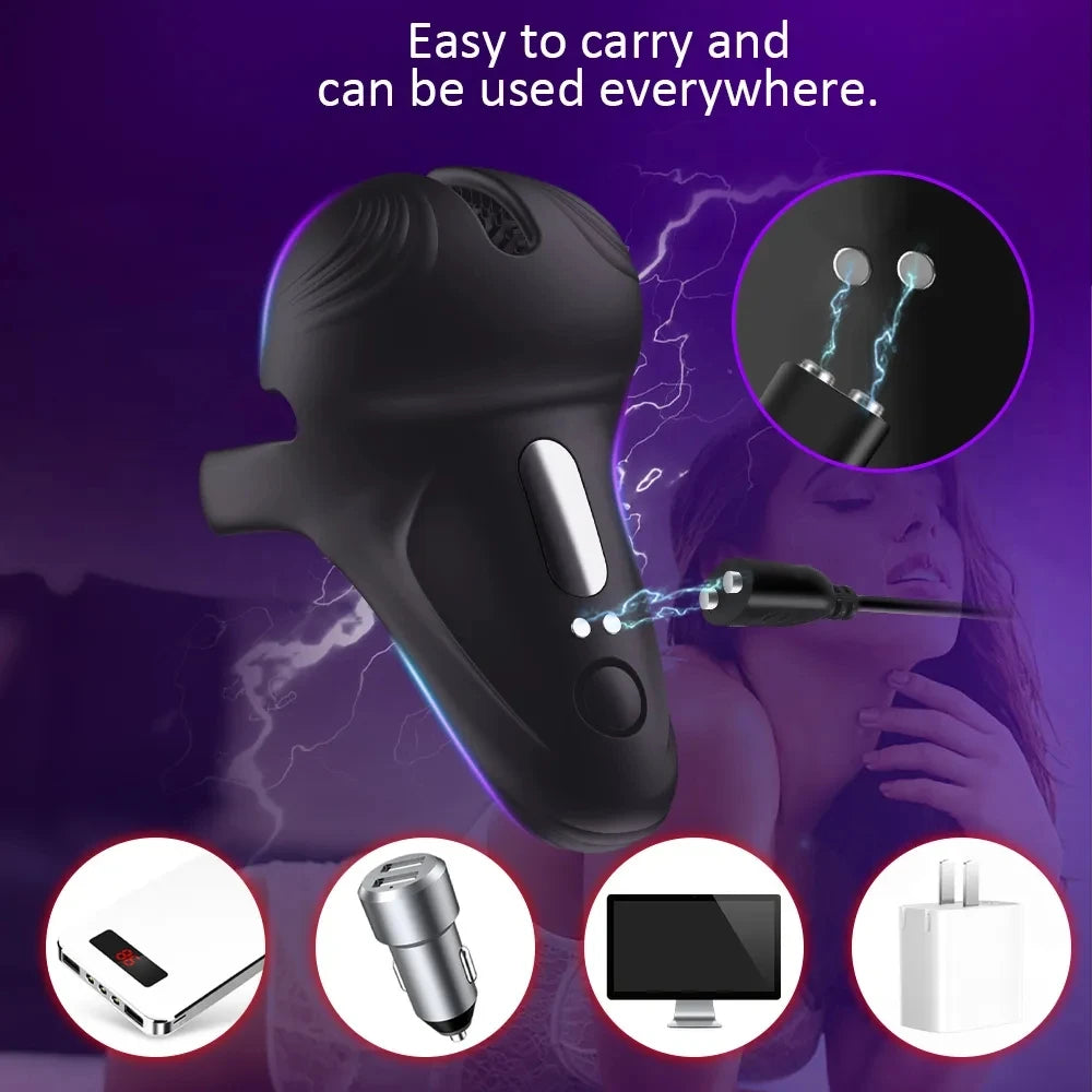 Vibrating Cock Penis Ring Testicle Massager Perineum Scrotum Stimulator Prostate Vibrator Delay EjaculationSex Toys for Men